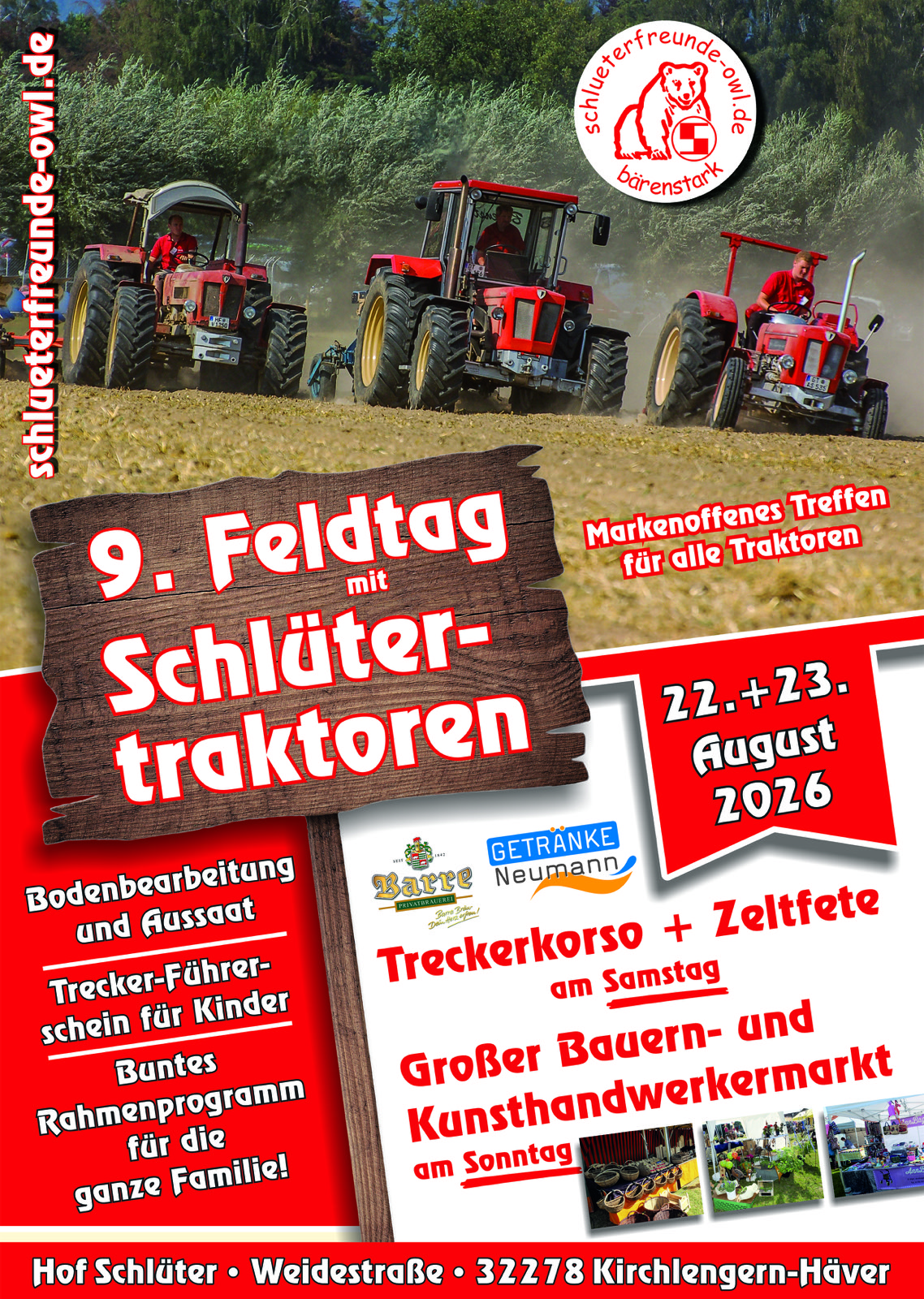 Plakat zum 9. Feldtag