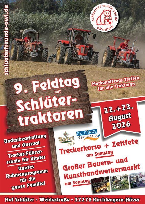 Flyer zum 9. Feldtag, Seite 1