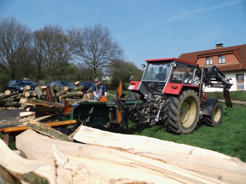 Holz spalten, Bild 5