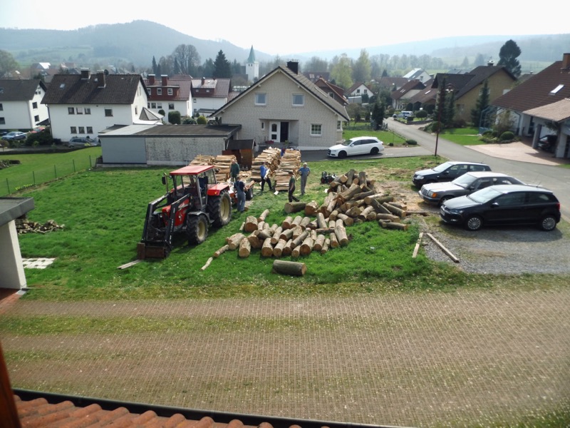 Holz spalten, Bild 6