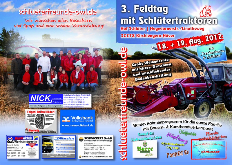 Prgramm 3. Feldtag