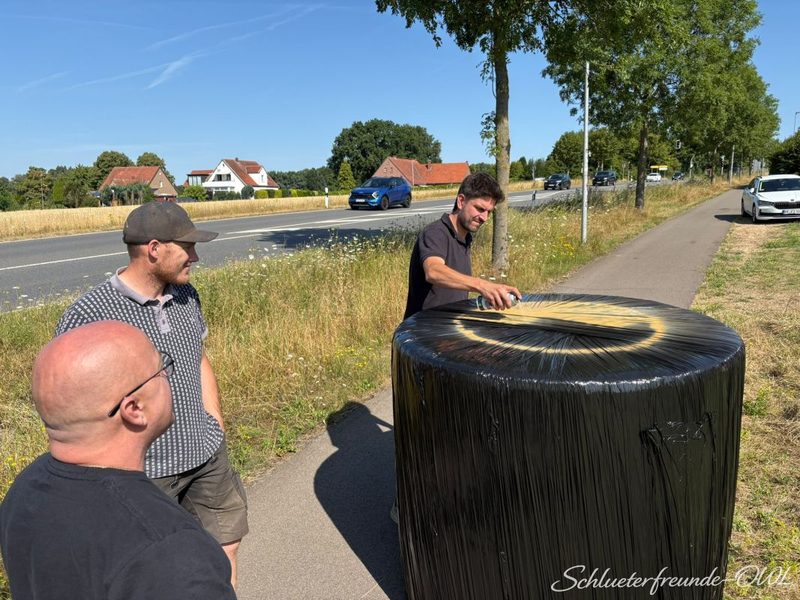 Aufbau des Strohtreckers, Bild 17