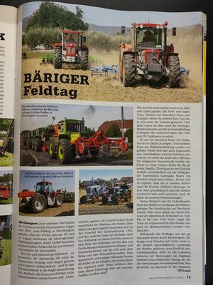 Zeitungsausschnitt: Bäriger Feldtag