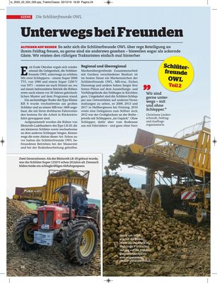 Zeitungsausschnitt: Unterwegs bei Freunden