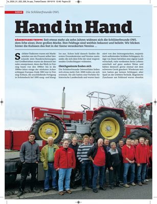 Zeitungsausschnitt: Hand in Hand